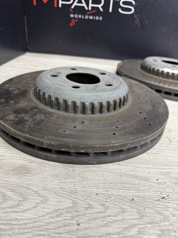 Mercedes 15-22 C300 C400 Brake Discs Rotors Front Pair OEM Genuine