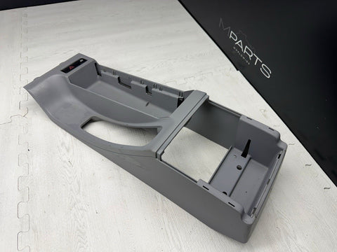 2001-2006 BMW E46 325 330 M3 Convertible Center Console Gray Armrest Optioned