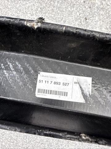 01-06 BMW E46 M3 Front Bumper Rebar Reinforcement Beam *Cracked*