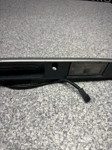 01-06 BMW E46 M3 Coupe Trunk Lid Grip Key Deck Handle Carbon Black *NOTES*