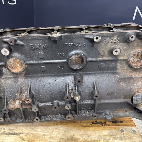 BMW OEM GENUINE E36 M3 Z3M S52 BARE CAST IRON ENGINE BLOCK 3.2 3.2L 11111405514