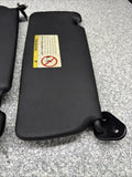 BMW 94-99 E36 M3 Coupe Black Sun Visors Sunvisors Pair OEM