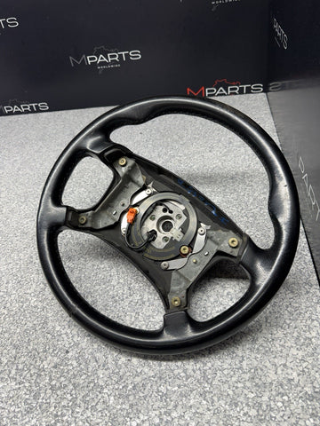 95-99 BMW E36 M3 Steering Wheel Black 4 Spoke