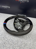 BMW Steering Wheel 01-06 E46 M3 Stock SMG Rewrapped Tri Color Stripe