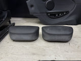 06-10 BMW E63 M6 Coupe Seats & Panels Leather Merino Seats Set Black 53k Miles