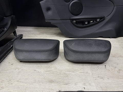 06-10 BMW E63 M6 Coupe Seats & Panels Leather Merino Seats Set Black 53k Miles