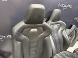 OEM 15-20 BMW F82 M4 LEATHER SEAT SEATS CUSHION INTERIOR SET BLACK