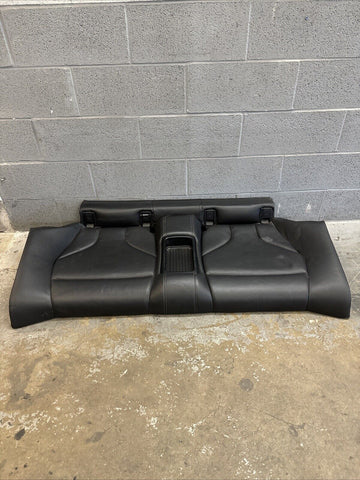 BMW F82 M4 Coupe 15-20 Rear Back Seats Cushion Black Leather Backrest Bench