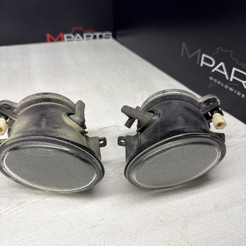 01-06 BMW E46 M3 Front Left Right Passenger Driver Bumper Fog Lights Clear OEM