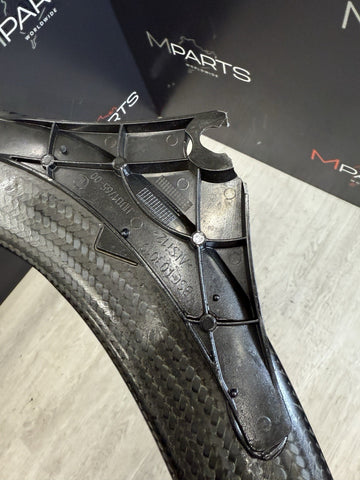 15-20 BMW F80 F82 F83 M3 M4 Carbon Fiber Strut Braces Bar OEM *Broken Tabs*