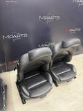 BMW E46 M3 01-06 Napa Black Coupe Front Seats Powered Heated *Notes*