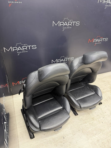 BMW E46 M3 01-06 Napa Black Coupe Front Seats Powered Heated *Notes*