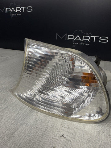 Genuine BMW E46 Cabrio Front Left White Turn Corner Light OEM 63137165857 Used