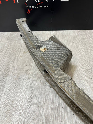 01-06 BMW E46 M3 Front Bumper Rebar Reinforcement Beam *Small Crack*