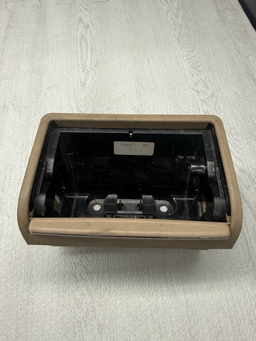 BMW 01-06 E46 325 330 M3 CENTER CONSOLE REAR STORAGE ASHTRAY ROLLUP TRAY BEIGE