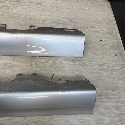 01-06 BMW E46 M3 Rocker Panel Side Skirts OEM Titanium Silver *Notes*