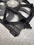 15-20 OEM BMW F80 F82 F83 M3 M4 Electric Radiator Cooling Fan w/Shroud *Cracked