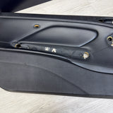 01-06 BMW E46 M3 DRIVER LEFT SIDE DOOR PANEL CARD BLACK OEM