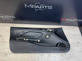 01-06 BMW E46 M3 DRIVER LEFT SIDE DOOR PANEL CARD BLACK OEM