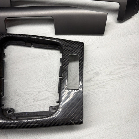01-06 BMW E46 M3 Coupe Interior Armrests Trim Set Titan Shadow Black *Notes*