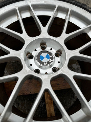 18” APEX Rim Wheel Rear Silver 18x10 5x120 +25 OFFSET BMW E46 M3