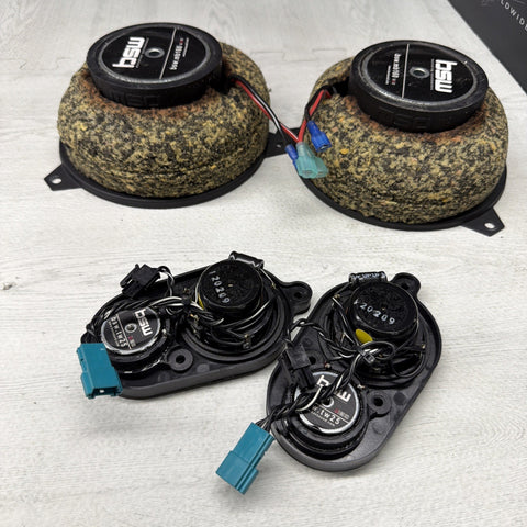 00-06 BMW E46 325 330 M3 Front Door / Rear Deck BSW Bavsound Speaker Tweeters