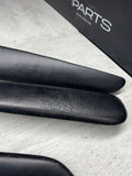 01-06 BMW E46 M3 Convertible Door Arm Rest Armrest Pads Black *4 Broken Tabs