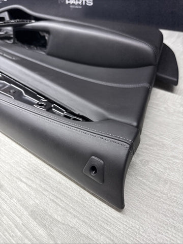 NEW OEM 17-23 BMW 530I G30 F90 M5 FRONT LEFT SIDE INTERIOR DOOR PANEL TRIM BLACK
