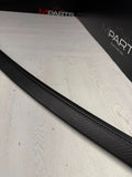 08-13 BMW E92 E93 M3 Front Right Door Carbon Leather Interior Strip Trim OEM