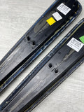 BMW E46 325 330 M3 Front Door Upper Armrest Pads Nappa Black