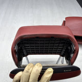 BMW 01-06 E46 M3 Convertible Rear Headrests Head Rests Imola Red OEM *Tab