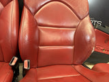 01-06 BMW E46 M3 Coupe Interior Front & Rear Seats Complete Imola Red