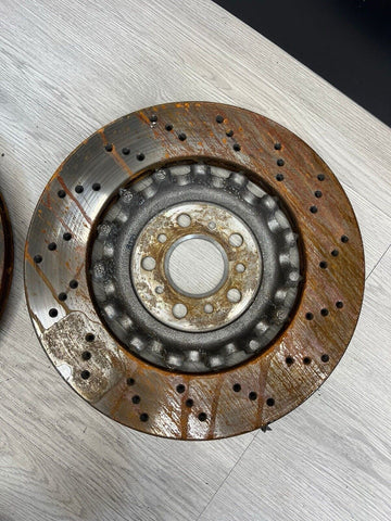 OEM Used 21-24 BMW G80 G82 G83 M3 M4 Rear Brakes Rotors