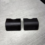 BMW GENUINE OEM E46 M3 01-06 BLACK REAR CHILD SEAT TRIM CAPS PAIR 7009902