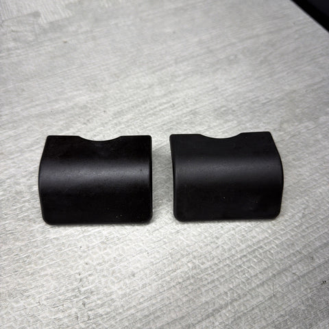 BMW GENUINE OEM E46 M3 01-06 BLACK REAR CHILD SEAT TRIM CAPS PAIR 7009902