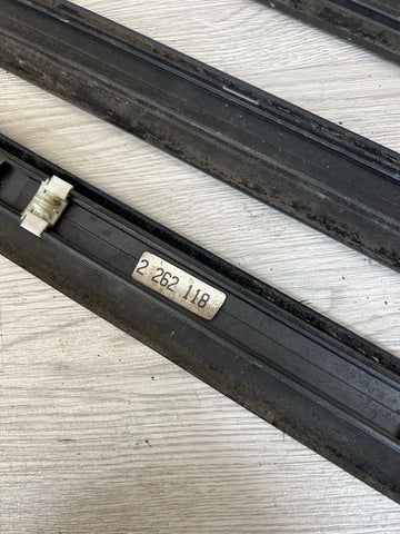 BMW E36 M3 Sedan 1992-1998 DOOR MOULDINGS TRIMS FRONT & REAR BLACK OEM
