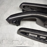 01-06 BMW E46 M3 Convertible Interior Armrests Trim Set Titan Shadow Black