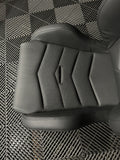 Recaro Black Leather with Carbon Weave Sub Belt Hole Sportster GT Seats