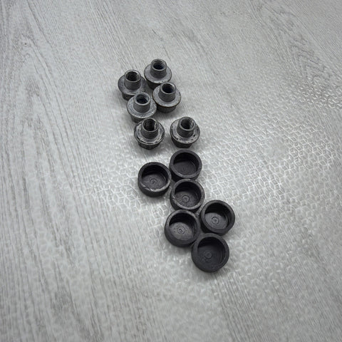 01-13 BMW E46 E90 E92 E93 M3 Shock Tower Strut Braces Bar OEM Nuts Caps Covers