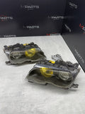 BMW 02-06 E46 330 M3 Bixenon Headlights Complete Set Yellow 1305621771