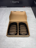 NEW BMW 01-06 E46 M3 Front Kidney Grilles Gloss Black Set Double Slotted
