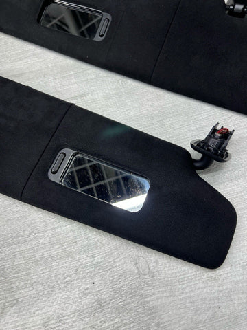 Alcantara Sun Visors Shades Mirrors Pair 51168079801 BMW F92 M8 Coupe