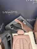 BMW 19-23 G05 X5 COFFEE LEATHER SEATS & PANELS SET