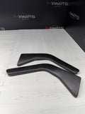 96-02 BMW Z3 Roadster Center Console Hockey Stick Trim Cover Panel Black Set OEM