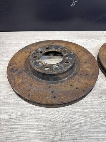 BMW 01-06 E46 M3 Front Discs Brake Rotors Drilled