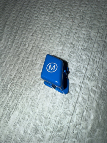 NEW BMW 08-13 E90 E92 E93 M3 E82 135 335 Blue M Mode Button Cap