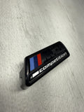 21-26 BMW G80 M3 Competition Front Grille Emblem Logo Badge Black Genuine OEM