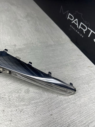 08-13 BMW E92 E93 M3 Front Fender Grilles Side Marker Light Chrome Trims OEM