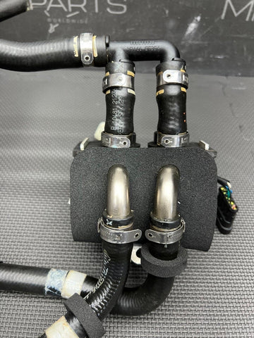 FERRARI F8 TRIBUTO COOLING HEATER VALVE BLOCK PIPES HOSES OEM