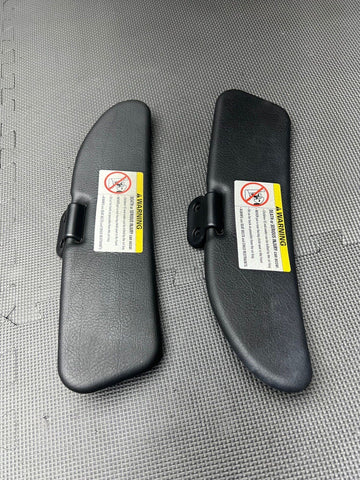 98-02 BMW Z3 M Z3M CONVERTIBLE PANELS SUN VISORS BLACK